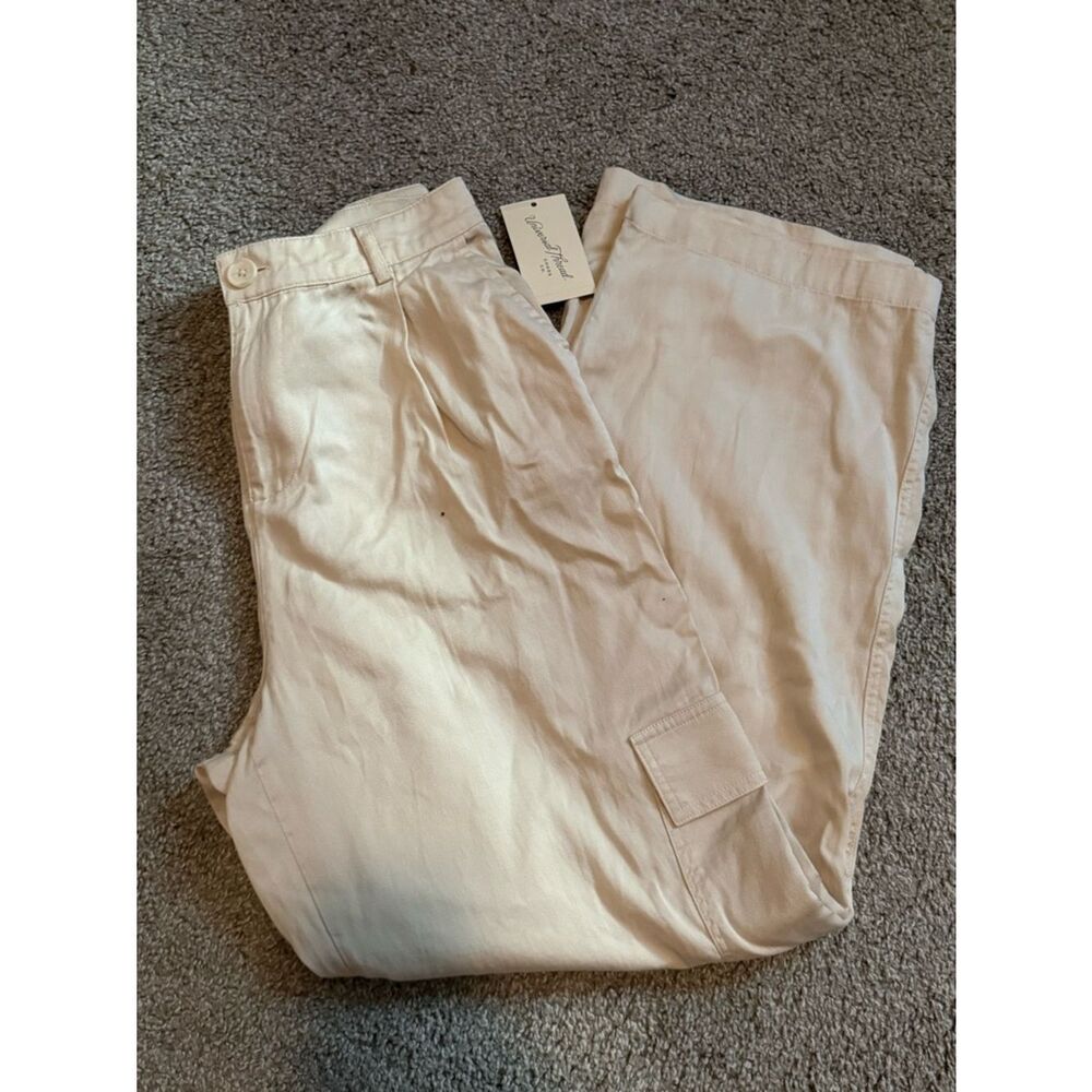 Target Cream Wide-Leg Pants